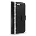 iPhone 6 Case, iPhone 6S case, iPhone 6 / 6S Wallet Case, Cellularvilla Shiny Diamond Bling [Credit Card Holder Slot] Protective Pu Leather Wallet Case for Apple iPhone 6 / 6S 4.7 inch - Black