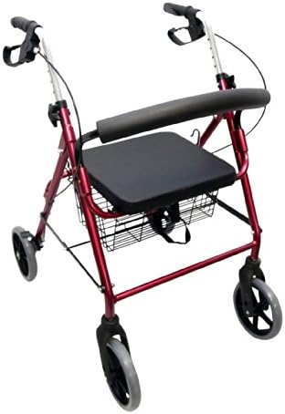 Danny's World Rollator with 8" Wheels (Burgundy)