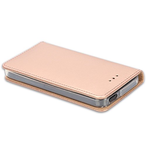 image for iPhone SE Case, iPhone 5S Case, IPHOX Magnetized Closure Card Slots Mo