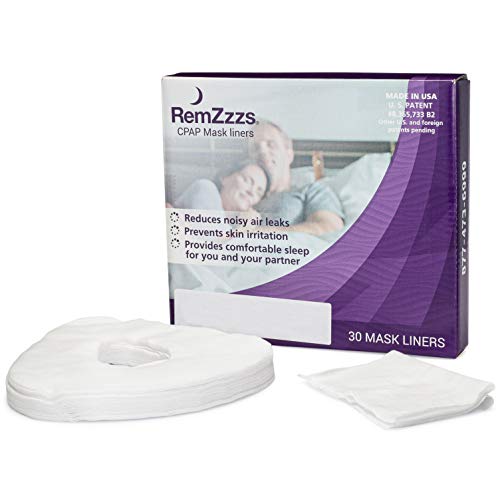 RemZzzs Full Face Cpap Mask Liners (K2-FM) - Reduce Noisy Air Leaks and Painful Blisters - Cpap Supplies and Accessories - Compatible with Resmed Respironics DeVilbiss (Best Fitting Cpap Mask)