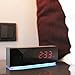 WITTI BEDDI Charge | Alarm Clock with Night Light and 3 USB Port Station, Black