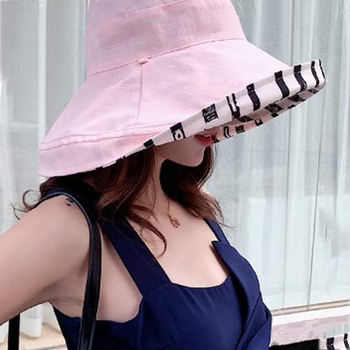 Amazon Co Jp Yifuty ファッションレディースフィッシャーマンハット日キャップアウトドア旅行帽子潮の花のバケットハット夏の日ハットユースワイルドフィッシャーマンキャップを着用ダブル両面 Color ピンク ホーム キッチン