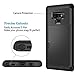 SAMONPOW Galaxy Note 9 Case Hybrid Dual Layer Protective Note 9 Wallet Case Card Holder Shell Anti-Scratch Hard Defence Soft Rubber Bumper Cover Case for Samsung Galaxy Note 9 (2018) - Black