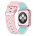 Compatible Apple Watch Band 38mm/ 40mm, Alritz Silicone Sport Strap Replacement for Apple Watch Series 4/Series 3/Series 2/Series 1/Nike+