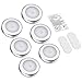 AMIR Upgraded 3.15” Motion Sensor Light, Cordless Battery-Powered LED Night Light, Stick-Anywhere Closet Lights Stair Lights, Safe Lights for Hallway, Bathroom, Bedroom, Kitchen (White - Pack of 6)