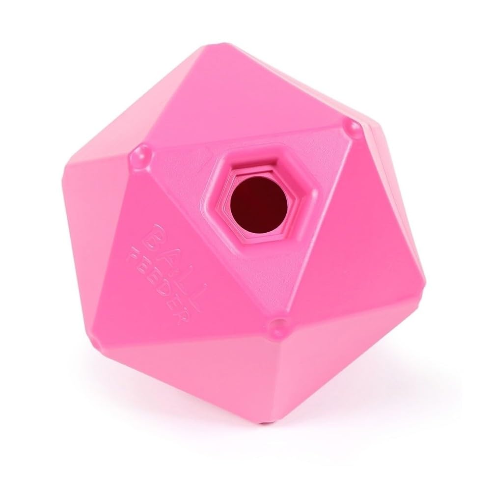 Shires Ball Feeder 9" Pink