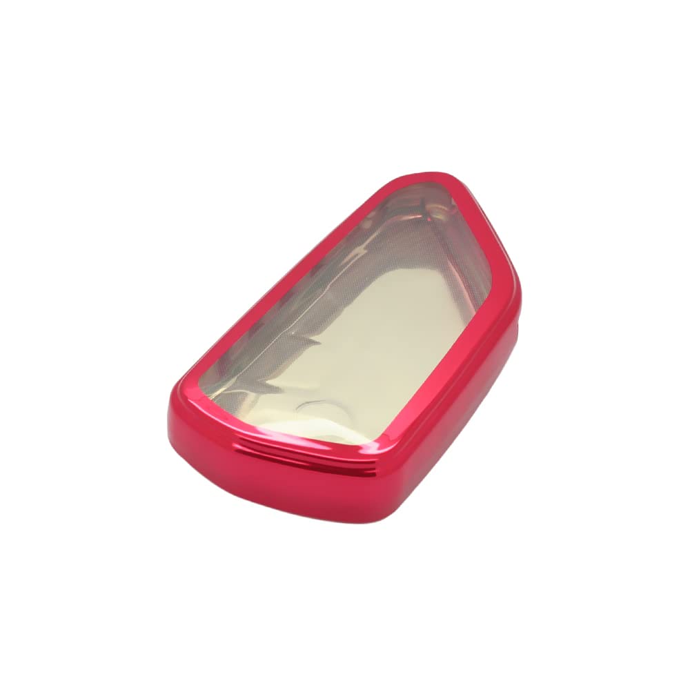 BROVACS Soft TPU Case Shell Cover Protector Holder Compatible with VOLKSWAGEN Golf 8 SEAT SKODA Smart Remote Key Fob 3 5 Button SV9805 Red