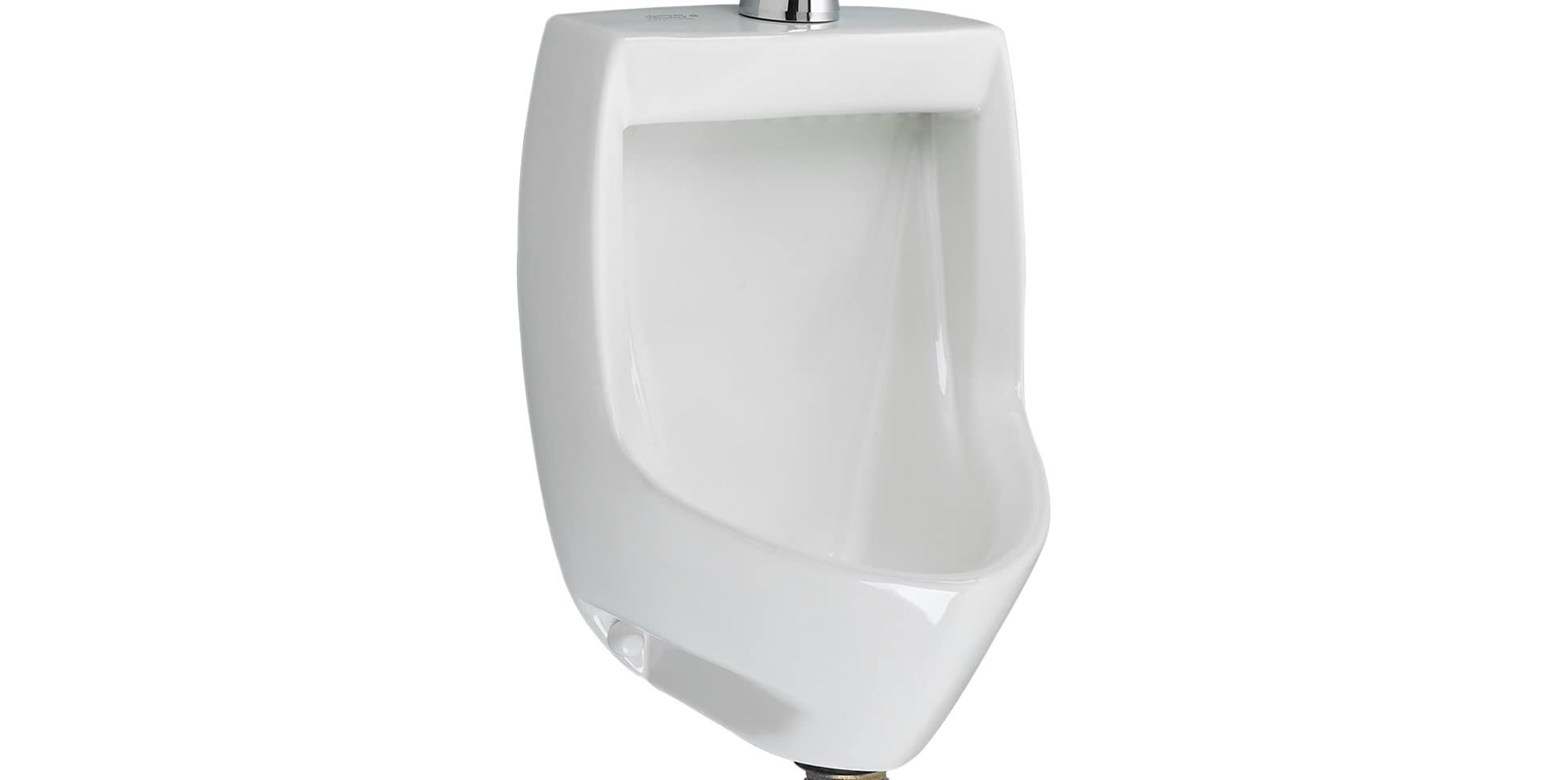 Photo 1 of ***SITTING TOILET NO BACK REFER TO NELLIS PICTURE*** American Standard 6581001.020 Maybrook Universal Washout Top Spud Urinal, 1.0 GPF, White