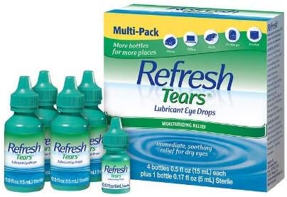 Refresh Tears Lubricant Eye Drops Multi-Pack, 65 ml