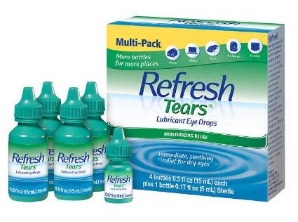 Refresh Tears Lubricant Eye Drops Multi-Pack, 65 ml.