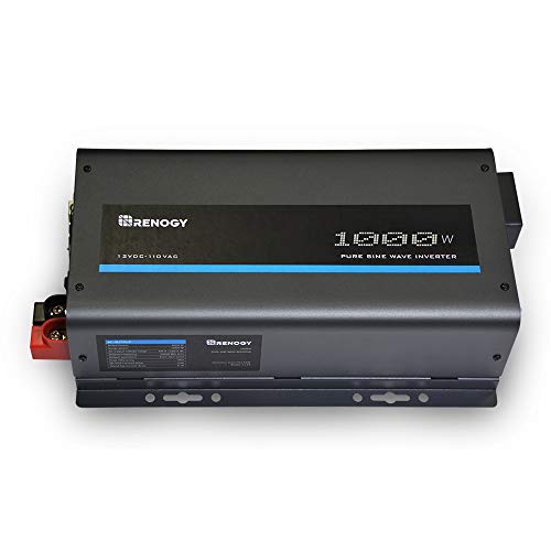 Renogy 1000W Power Inverter 12VDC to 120VAC Pure