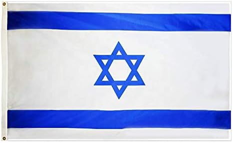 Flags - PringCor ISRAEL FLAG 3x5FT JEWISH ZION ISRAELI STAR DAVID MAN CAVE COUNTRY JEW (3x5FT)