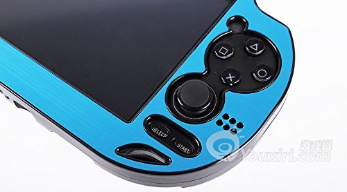 ® Metal Aluminum Metallic Protection Hard Case Cover for PlayStation Ps Vita 1000 (Sky Blue)