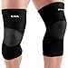 Mava Sports Knee Compression Sleeve Support for Men and Women | Ideal for Powerlifting, Weightlifting, Running, Gym Workout, Squats, and Pain Relief