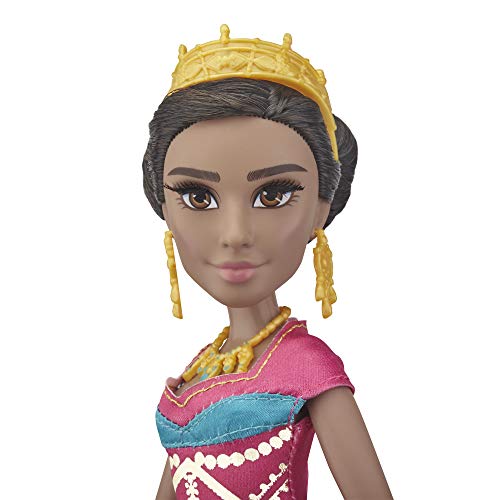 Disney Aladdin Zauberhafte Jasmin Deluxe Modepuppe mit Kleid, Schuhen und Accessoires, inspiriert von Disneys Realverfilmung, Spielzeug für Kinder und Sammler – Bild 5