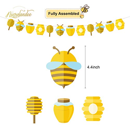 Nicrolandee Bee And Honey Baby Shower Banner Mommy To Bee Paper