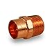 Supply Giant DDNA0034 Male Adapter Fitting with C X M Connections, 3/4, Copper