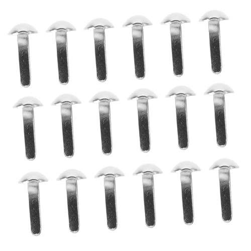 Gadpiparty 100pcs DIY Puppet Making Kit Mini Craft Brads Iron Paper Brads for Boys and Girls Double Leg Pins for Fastening Decorating Puppets