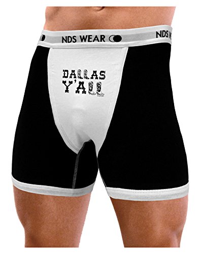 NDS WearTooLoud Dallas Y'all - Boots - Texas Pride Mens Boxer Brief Underwear