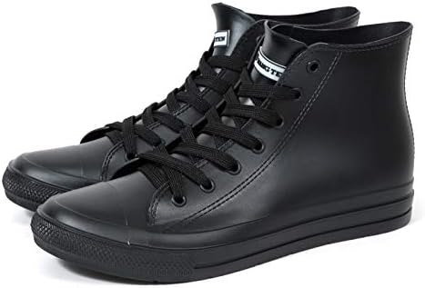 アキリコ ハンテン Hang Ten レインスニーカー ハイカット 一体成型 メンズ 25 5cm 27cm 対応