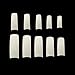 Vivace 2PACK Natural/Clear Half-moon 510 Artificial Fake Gel Nails (total 1020Tips) 11Sizes For Nail Salon Nail Shop 27010/27012 (Half-Moon)