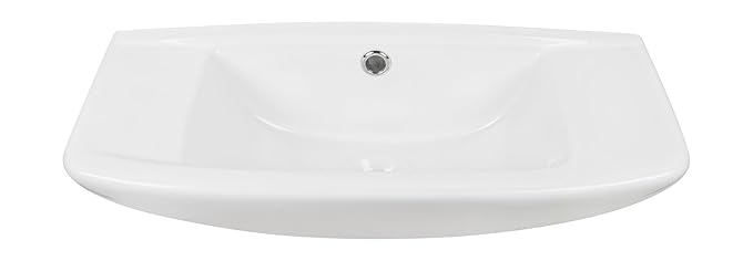 AquaSu 57209 5 Waschtisch Scalma 50 cm, weiß Handwaschbecken