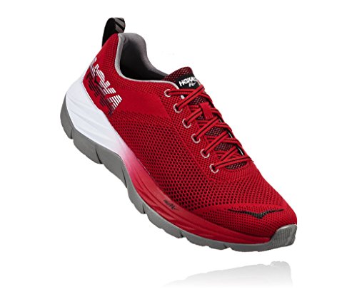 HOKA ONE ONE Men's Mach Racing Red/Black Running Shoe 9 Men US