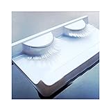 1 Pair White Exaggerate Long Thick Artificial False Eyelash for Prom Party