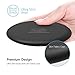 Fast Wireless Charger Station, Tiamat Wireless Charging Pad, Ultra Slim Charge, 7.5W Compatible iPhone X, iPhone 8/8 Plus,10W Samsung Galaxy S8/S8 Plus, S7/S7 Edge, Note 8 - Black