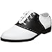 Pleaser Saddle-50 Black/White (8) Ladies Saddle Shoes