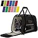 Paws & Pals Airline Approved Pet Carrier – Soft-Sided Carriers for Small Medium Cats and Dogs Air-Plane Travel On-Board Under Seat Carrying Bag with Fleece Bolster Bed for Kitten Cat Puppy Dog Taxithumb 3