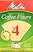 Melitta #4 Cone Coffee Filters Natural Brown #4, 100 Count primary