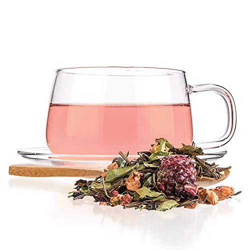 Tealyra - White Garden Bouquet - Fruity White Loose Leaf Tea Blend - Hibiscus - Strawberry - Raspberry - Antioxidants… - Image 4