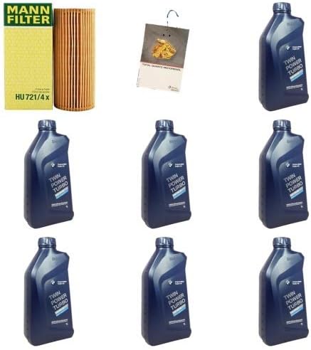 Oil Change Set X5 E70 X6 E71 xDrive 30 d 3.0 d 7 Litre Original 5W30 Engine Oil and Original Oil Filter