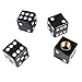 Eternalpower Custom Black Cool Dice Style Wheel Tire Valve Stem Caps Dust Cover 4Pcs