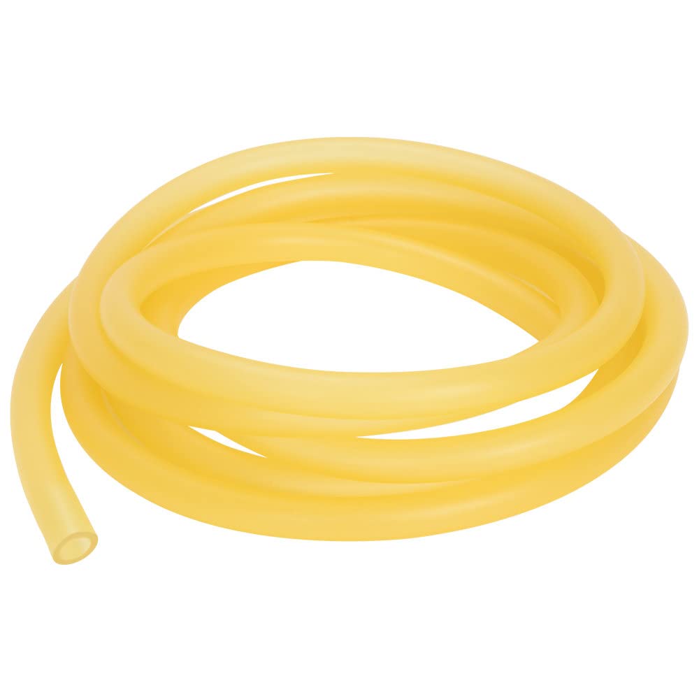 FunChem Rubber Tubing, 8mm ID & 12mm OD & 9 Feet Long, Natural Latex, Flexible, Leakproof & Elastic for Laboratory Sealing & Liquid Tranfer