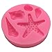 Okallo Products Silicone Seashell Mold MEGA 3 Pack - For Making Chocolate and Candy Sea Shells
