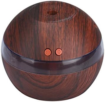 Humidifier, Air Purifier, Aromatherapy Humidifier, KOOOZIMO LED Ultrasonic Aroma Air Aroma Essential Oil Diffuser (Brown)