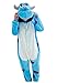 Baoji Unisex Adult Sulley Onesie Kigurumi Pajamas Cosplay Costume Animal L Blue Sulley