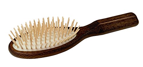 Brstenhaus Redecker Maple Pin Oval Wooden Hairbrush with Oiled Thermowood Handle, 8-1/2-Inches