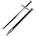 Ace Martial Arts Supply Medieval Knight Arming Sword with Scabbard (Pommel T5)