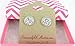 Summerfield Collection Silver-tone Metallic Faux Druzy Stone Stud Earrings 12mm (Silver)