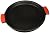 SuperStone / 13" Deep-Dish Non-Stick Pizza Stone with Easy-Grip Silicone Handles