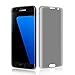 S7 Edge Screen Protector, ThriKgold Premium Privacy Anti-Spy tempered Glass Screen Protector Coverage for Samsung Galaxy S7 Edge， Curved Edge (Transparent)