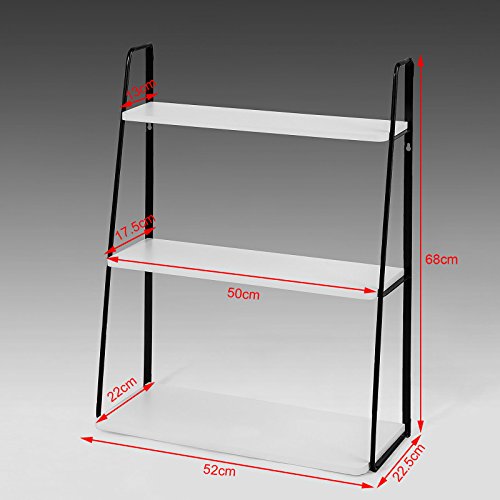Haotian Wall Shelves,Wall rack,Wall Cabinets ,Wall-Mounted Cabinets ,Storage Racks, Hanging Entryway Shelf,Storage Shelf ,and Coat Rack Wall Shelf with Hooks (FRG176-W)