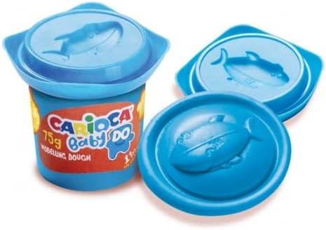 Baby DO Pâte à Modeler, Set de 8 Couleurs, pour Enfants à Partir de 12 Mois, Couleurs Vives et Mélangeables, Non-Salissant et Sèche à l'Air, Contient du Blé