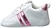 Luvable Friends Unisex Baby Crib Shoes, Pink Sneaker, 12-18 Months