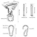 Swing Hangers for Wooden Concrete Swing Set, 2 Pack Heavy Duty 1600 lb Capacity Antirust Stainless Steel Suspension Hooks, Heavy Bag Hanger for Woss Suspension