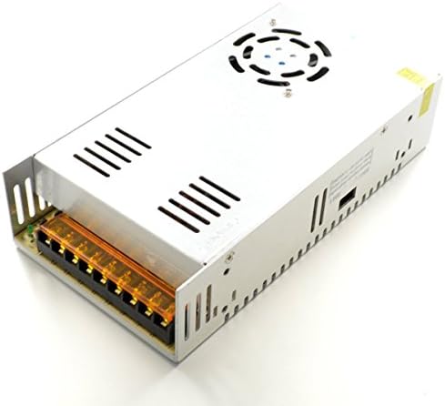 elcPark 360W Universal DC 12V Regulated Switching Power Supply for LED Strip Light Home Applicance Metal (30A)
