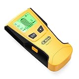 Dr.Meter Backlight Stud Metal AC Wire Scanner Wall Stud Finder Electronic StudSensor, Yellow